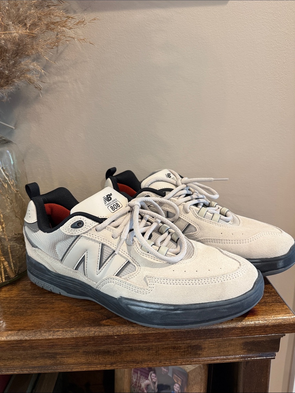 New Balance Men’s Beige Casual 808 Tiago Lemos Sneakers